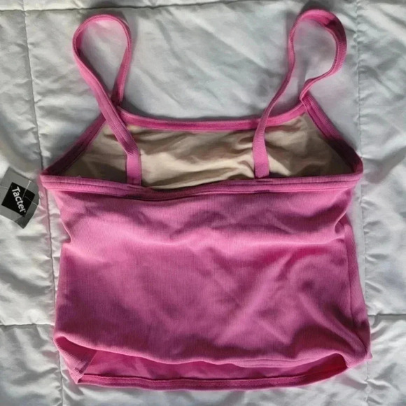 Chadwick Pink Textured Tankini Swim Top Size 8 NWT - Picture 6 of 7